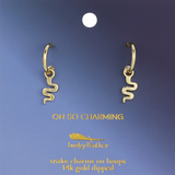Hoop with Drop Earrings Collection by Lucky Feather