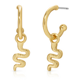 Hoop with Drop Earrings Collection by Lucky Feather