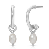 Hoop with Drop Earrings Collection by Lucky Feather