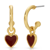 Hoop with Drop Earrings Collection by Lucky Feather