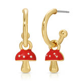 Hoop with Drop Earrings Collection by Lucky Feather