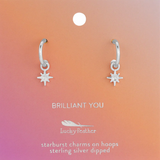 Hoop with Drop Earrings Collection by Lucky Feather