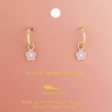 Hoop with Drop Earrings Collection by Lucky Feather
