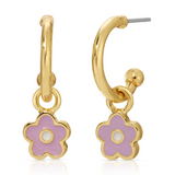 Hoop with Drop Earrings Collection by Lucky Feather