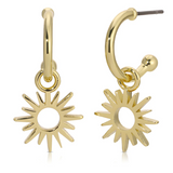 Hoop with Drop Earrings Collection by Lucky Feather