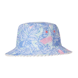 Girls Bucket Hat - Tropics - Blue