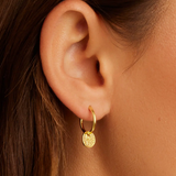 Ana Coin Huggies Earrings by Gorjana