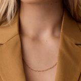 Enzo Long Necklace - Gold - by Gorjana