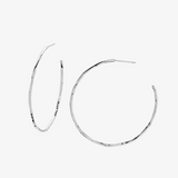 Taner Hoop Earrings by Gorjana Silver O/S