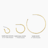 Taner Hoop Earrings by Gorjana Gold