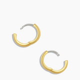 Reed Hoops Earrings - Gold by Gorjana