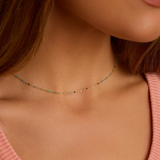 Capri Short Necklace Laguna  - by Gorjana