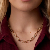 Zoey Statement Link Necklace  - by Gorjana
