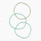 Poppy Gem Bracelet Set - Adventurine - by Gorjana