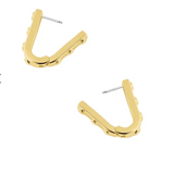 Asher Link Hoops - Gold - by Gorjana