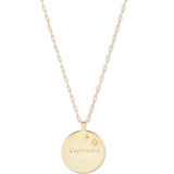 Zodiac Necklace - MOP Gold - by Gorjana Capricorn