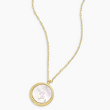 Zodiac Necklace - MOP Gold - by Gorjana Capricorn