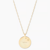 Zodiac Necklace - MOP Gold - by Gorjana Libra