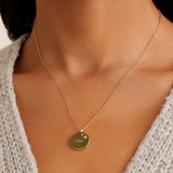 Zodiac Necklace - MOP Gold - by Gorjana Libra