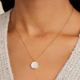 Zodiac Necklace - MOP Gold - by Gorjana Taurus