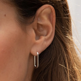 Parker Huggies Earrings - Silver - By Gorjana