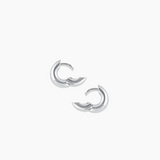 Lou Huggie Earrings - Silver by Gorjana