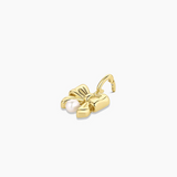 Bow Pearl Parker Charm  - by Gorjana