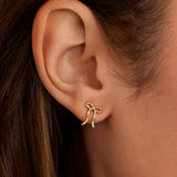 Bow Earrings - Gold by Gorjana