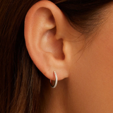Shimmer Huggies Earrings by Gorjana