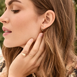 Crew Helium Huggies Earrings - Gold by Gorjana