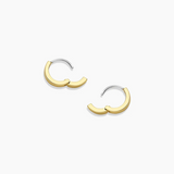 Rose Huggie Earrings Gold - by Gorjana