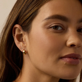 Rose Huggie Earrings Gold - by Gorjana