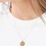 Sunset Coin Gold Necklace - by Gorjana