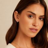 Madison Shimmer Huggies Earrings - Gold by Gorjana