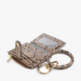 Sammie Wallet Bangle Wristlet Purse - Rhubarb Purple