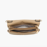 Phiona Studded Crossbody Purse  - Off White
