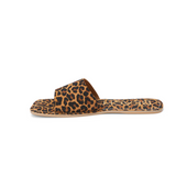 Leopard Slide Sandals - Bali - By Matisse