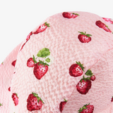 Wide Brim Sun Bonnet  by Milkbarn- Strawberry