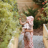 Wide Brim Sun Bonnet  by Milkbarn- Strawberry