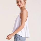 Racerback Swing Tank by Bobi - White