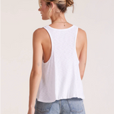 Racerback Swing Tank by Bobi - White