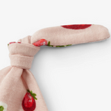 Slub Cotton Newborn Hat And Gown Set by Milkbarn- Strawberry