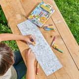 Wild Animals Mini Mural & Pencils Bundle
