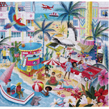 Miami 100 pc Square Puzzle