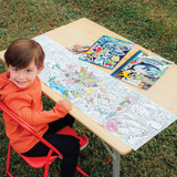 Under the Sea Fold-Out Coloring Book