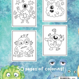 Monsters Coloring Book