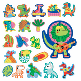 Rub A Dub Dinos - Stickable Foam Bath Shapes