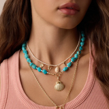 Ocean Mini Charm Necklace