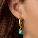 Turquoise Cove Hoops