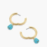 Turquoise Cove Hoops